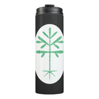 Thermal Tumbler with Green Sapling