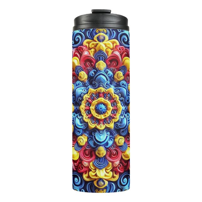 Thermal Tumbler with Romanian Colours (Front)
