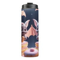 Thermal Tumblers - Sweet & Spooky Bat Bakery Art