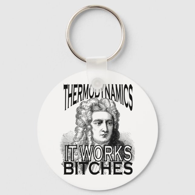 Thermodynamics Key Ring (Front)
