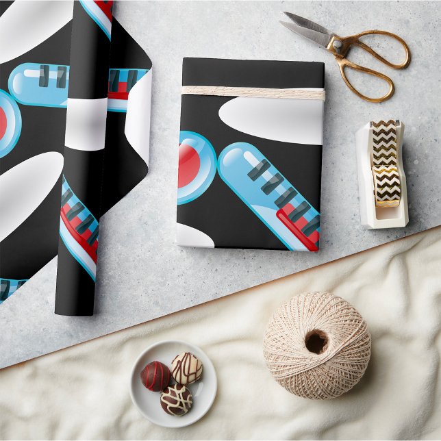 Thermometer Temperature Healthcare Wrapping Paper (Creator Uploaded)