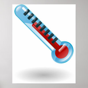 Thermometer Temperature Poster