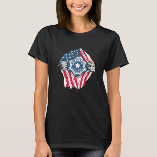 Thermostat Police Dad Fathers Day Independence Day T-Shirt
