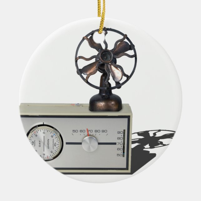 ThermostatHeaterFan052215 Ceramic Tree Decoration (Front)