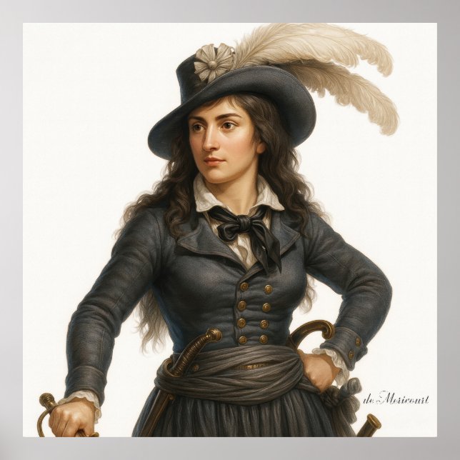 Theroigne de Mericourt - French Revolution Print (Front)