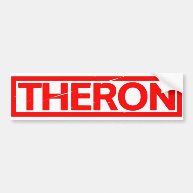 Theron Stamp Bumper Sticker (Front)