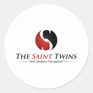 TheSaintTwins_jpg Classic Round Sticker