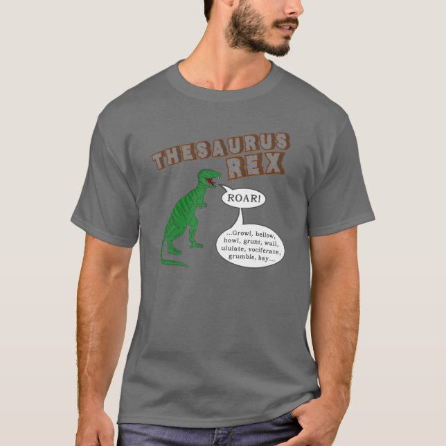 Thesaurus Rex T-Shirt (Front)