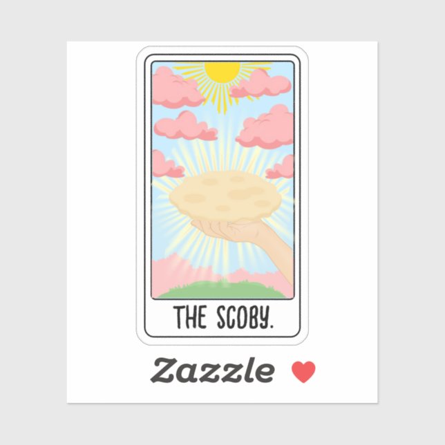 TheScoby-TarotCards-Vinyl Sticker (Sheet)