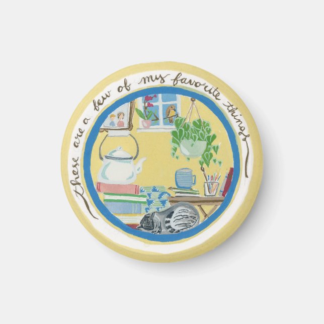 These are a few of my favourite things magnet (Front)