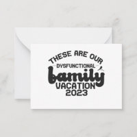 These Are Our Dysfunctional Family Vacation Funny 
