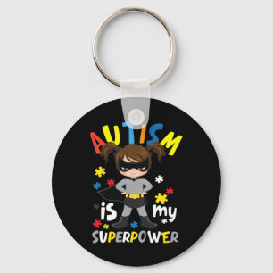 These autism themed clothing for women and moms fe key ring