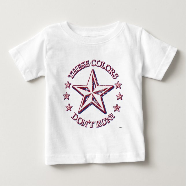 These Colours Don't Run! Star Baby T-Shirt (Front)