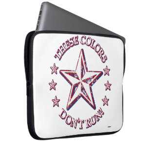 These Colours Don't Run! Star Laptop Sleeve