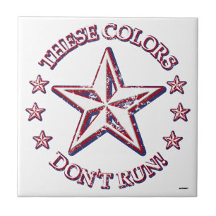 These Colours Don't Run! Star Tile