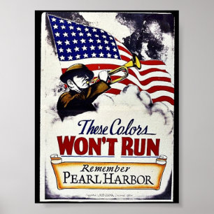 These Colours, Won't Run, Pearl Harbour Poster