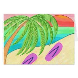 These Flip Flops are Made for Walking BLANK GREETI