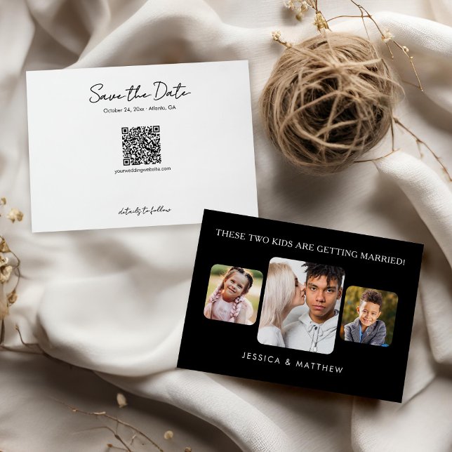 These Kids are Getting Married 3 Photos  Invitation (Creator Uploaded)