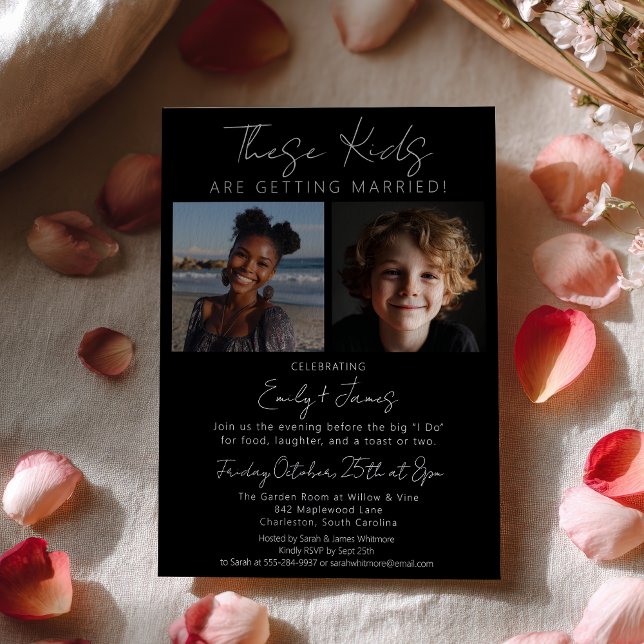 These Kids Are Getting Married Rehearsal Dinner Invitation (These Kids Are Getting Married Rehearsal Dinner Invitation)