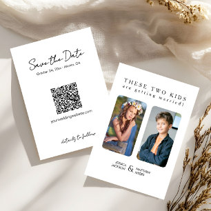 These Two Kids are Getting Married Childhood Pics Invitation