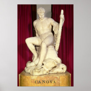 Theseus and the Minotaur, 1782 Poster