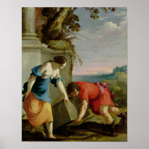 Theseus Finding his Father's Sword, 1634 Poster