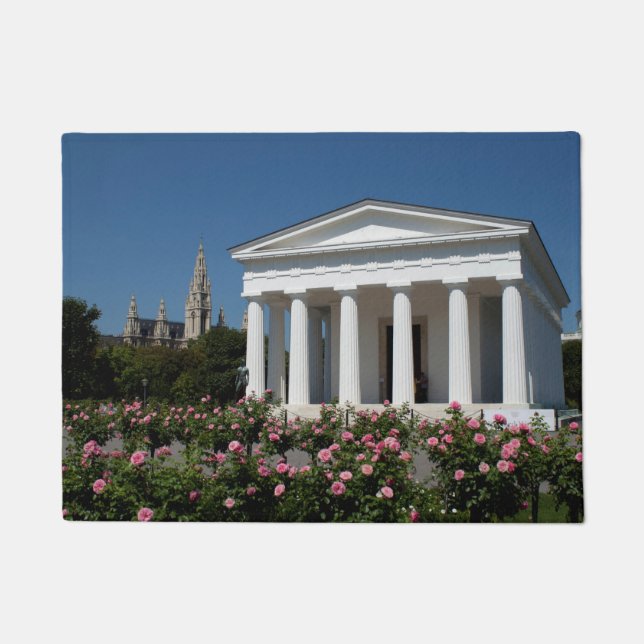 Theseus Temple Vienna Austria Doormat (Front)