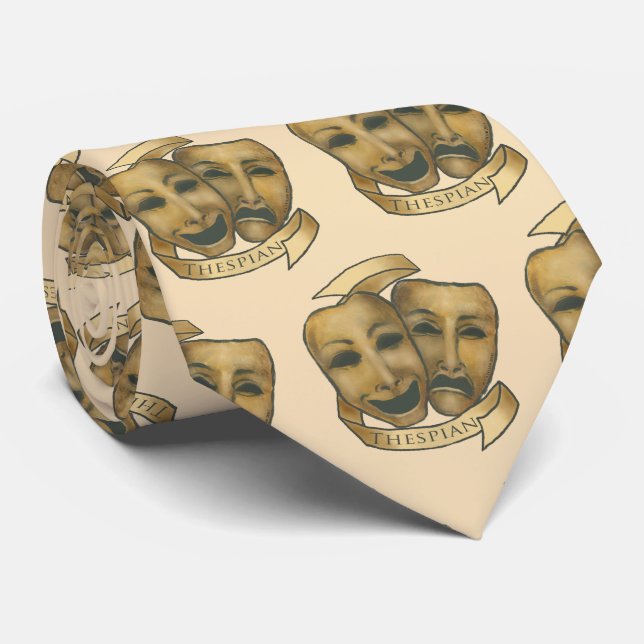 Thespian Actor Tie (Rolled)
