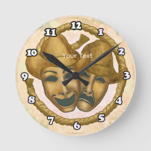 Thespian Cowboy  Round Clock