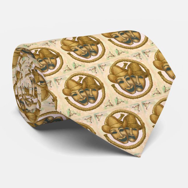 Thespian Cowboy  Tie (Rolled)