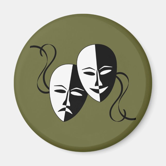 Thespian Masks Magnet (Front)