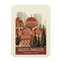 Thessaloniki Agios Pavlos Travel Art Vintage