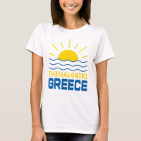 Thessaloniki Greece Sunshine And Sea Waves Women's