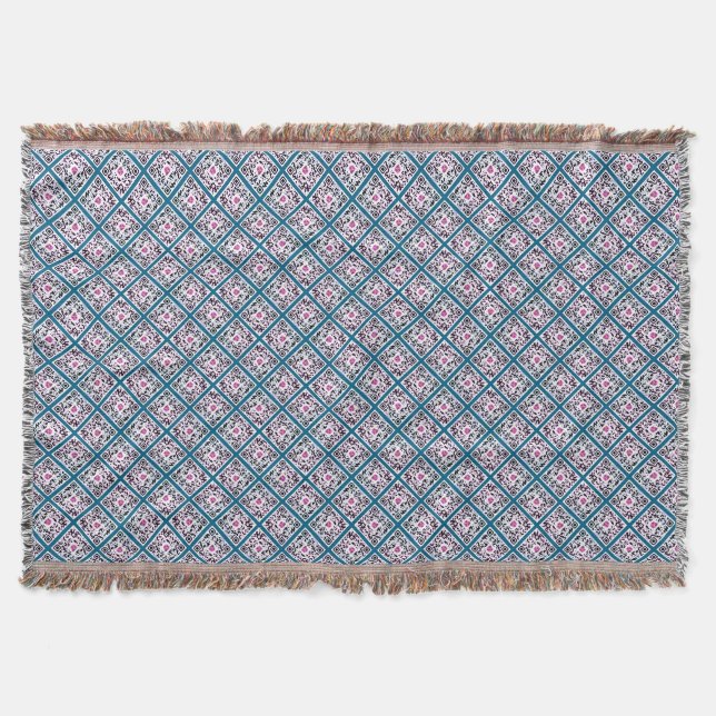 #thesurfingmermaid_Florida Throw Blanket (Front)