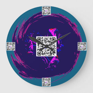 #thesurfingmermaid #SWAG@MAGHIE.ORG Large Clock