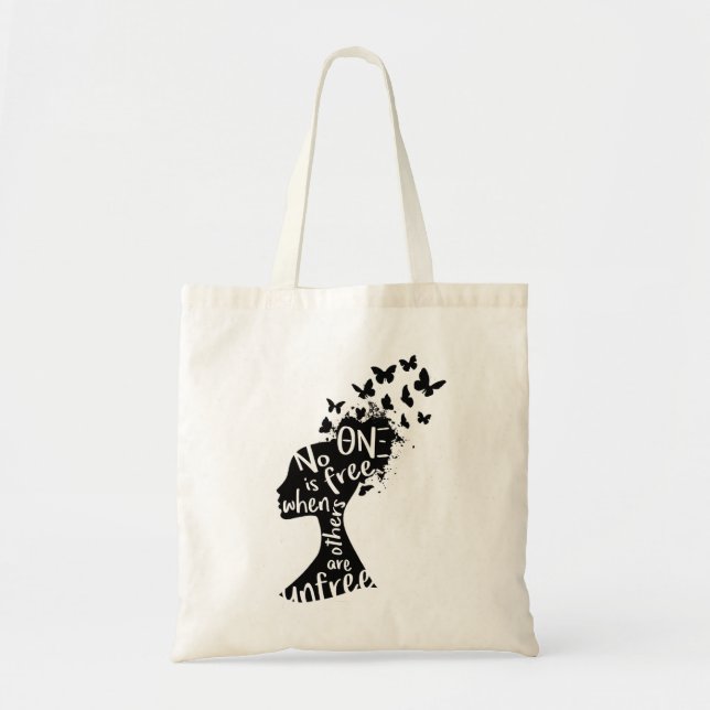 Theta Nu Xi "Unfree" Tote Bag (Front)
