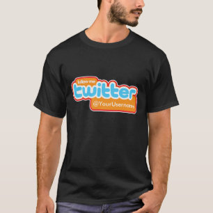 TheTed, @YourUsername Twitter Blue T-Shirt