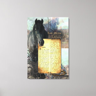 TheWishOfAHorse - Printed Canvas Print