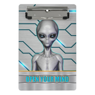 THEY ARE ALREADY HERE - OPEN YOUR MIND design coll Mini Clipboard