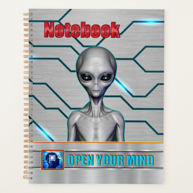 THEY ARE ALREADY HERE - OPEN YOUR MIND design coll Planner (Front)