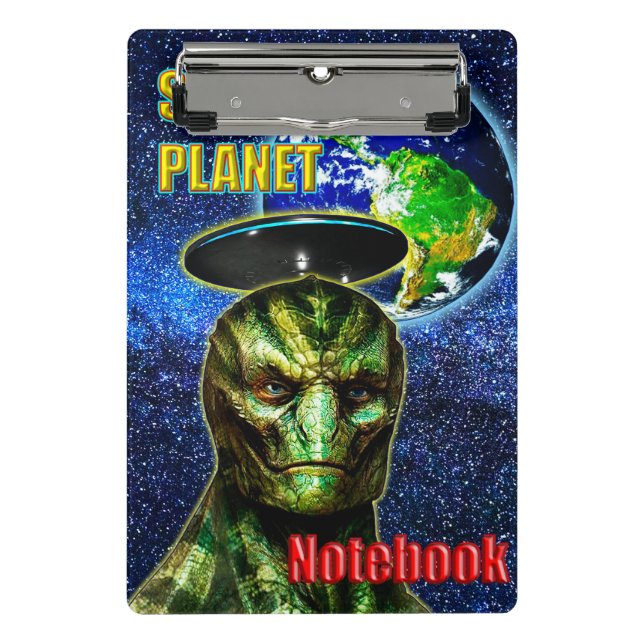 THEY ARE ALREADY HERE - REPTILIAN design collectio Mini Clipboard (Front)