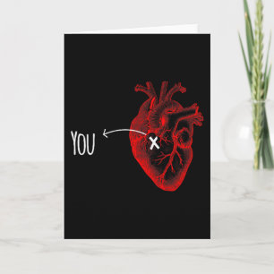 They Are Anatomical In My Heart Couple Valentines  Card