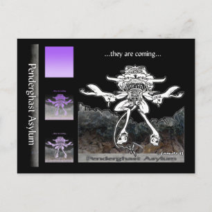 They Are Coming Postcard