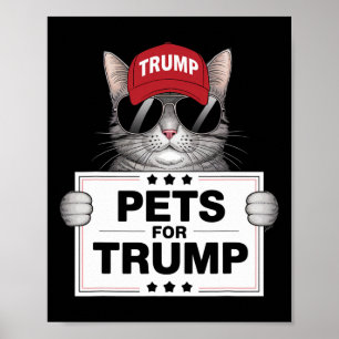 They Are Eating The Cats Trump Save Our Pets Poster