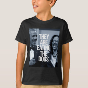 They Are Eating The Dogs Support President Kamala T-Shirt
