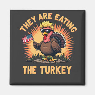 They Are Eating the Turkey Trump Vance  Magnet