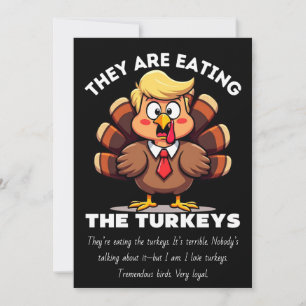 They Are Eating the Turkeys Holiday Card