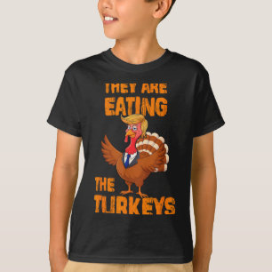 They Are Eating The Turkeys Tee Uni-adults Humor E