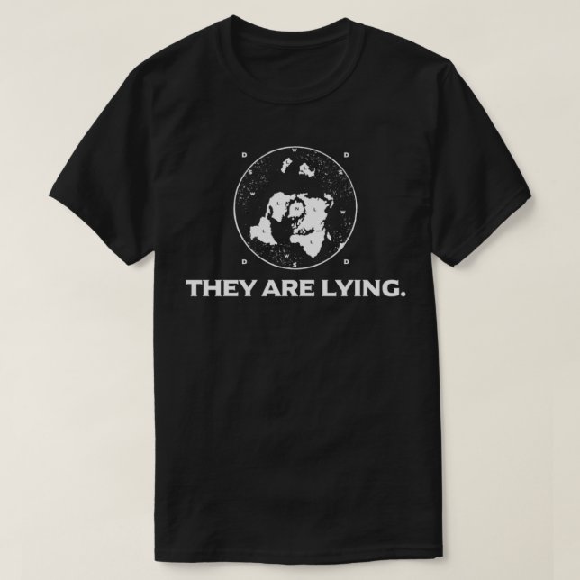 They are lying flat earth theory Classic TShirt (Design Front)