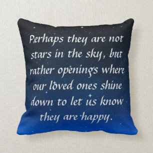 They are not stars in the sky but openings cushion